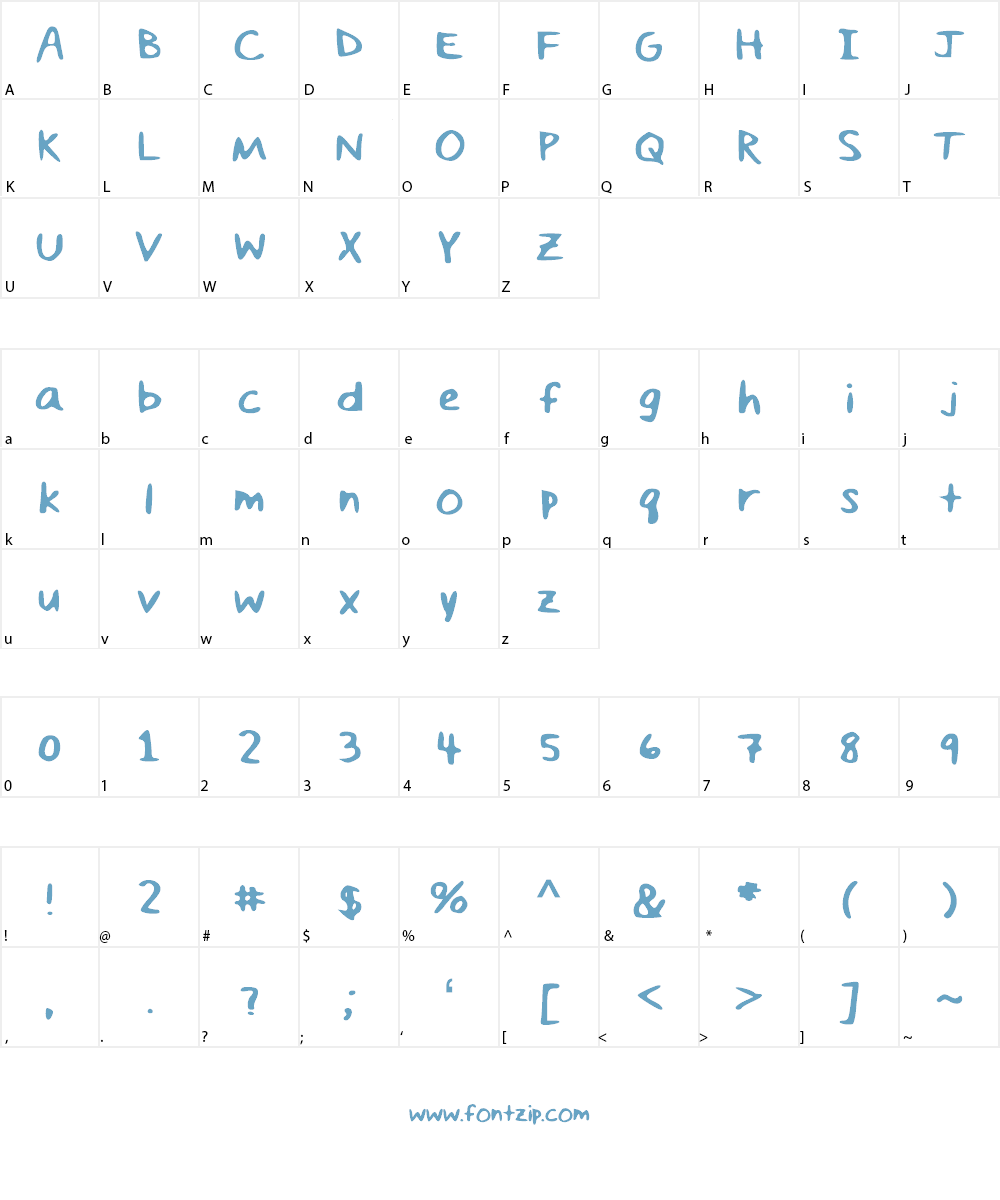 The_Leyna Font Character